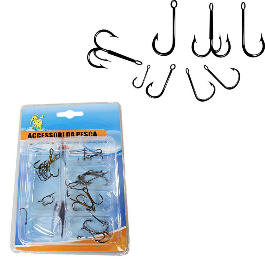 Assorted Sizes Fishing Hooks Fishing Wire Hook 5165 (Large Letter