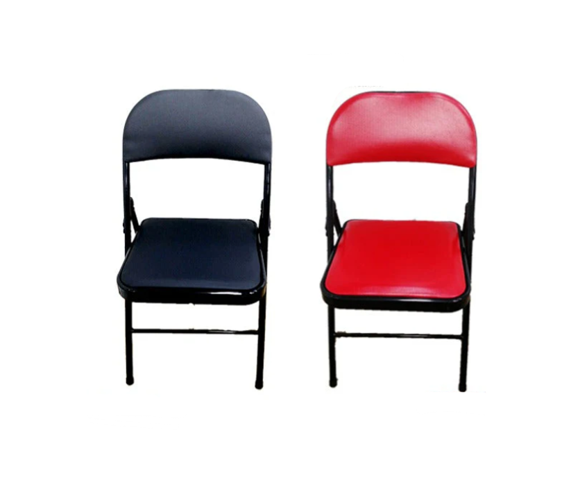 Metal Folding Chair 78 x 46 x 40 cm Assorted Colours 7701 (Big Parcel Rate)