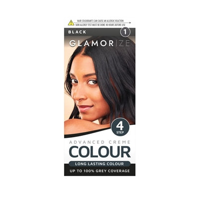 Women's Black Hair Dye No.1 Advanced Creme Colour 309642 A  (Parcel Rate)