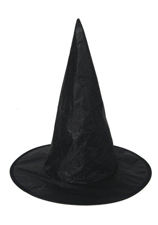 Adult Black Witch Hat Halloween Fancy Dress Accessory V36261 A (Parcel Rate)