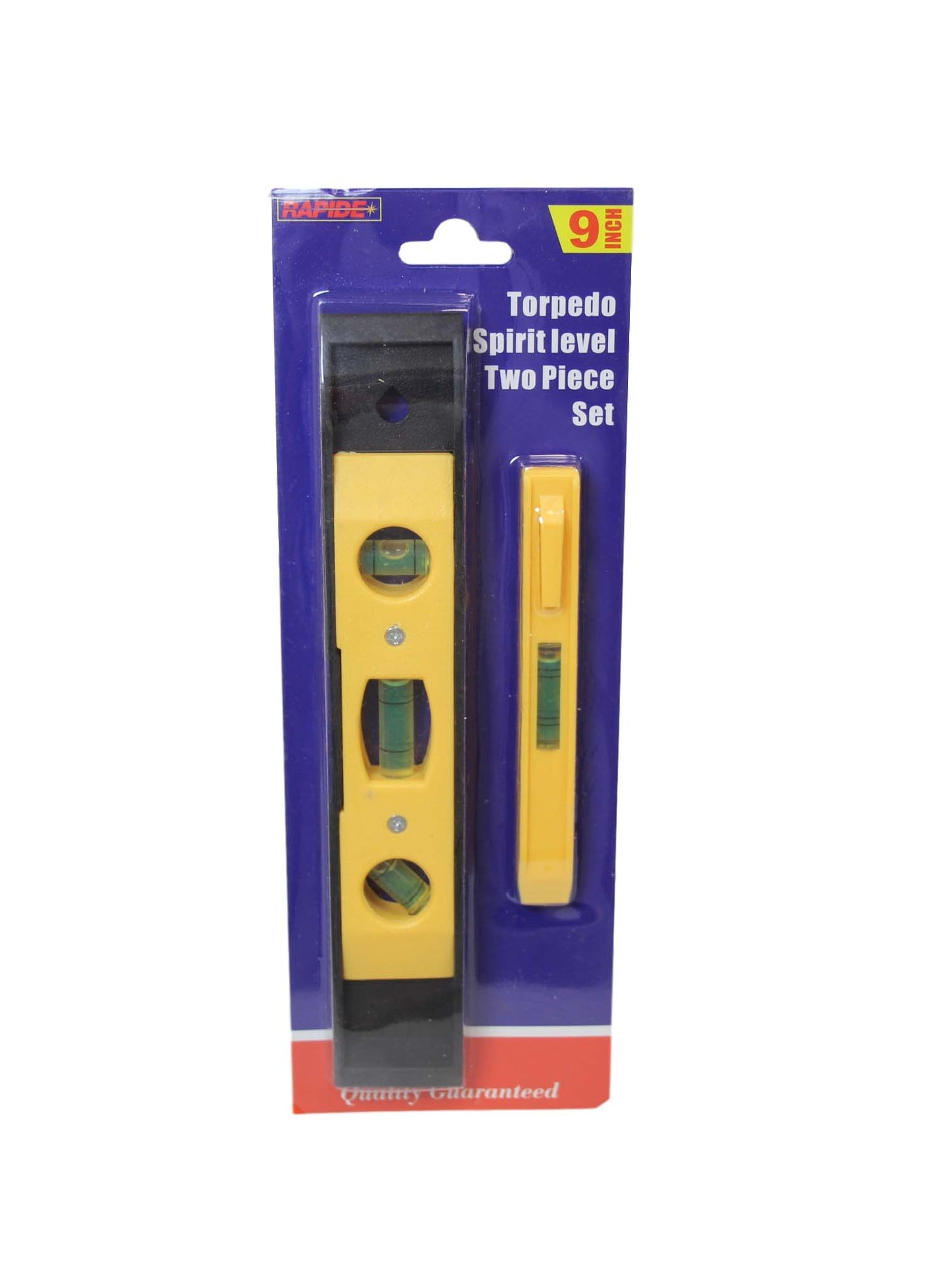 Rapide Builders Torpedo Spirit Level Set of 2 2194 (Parcel Rate)