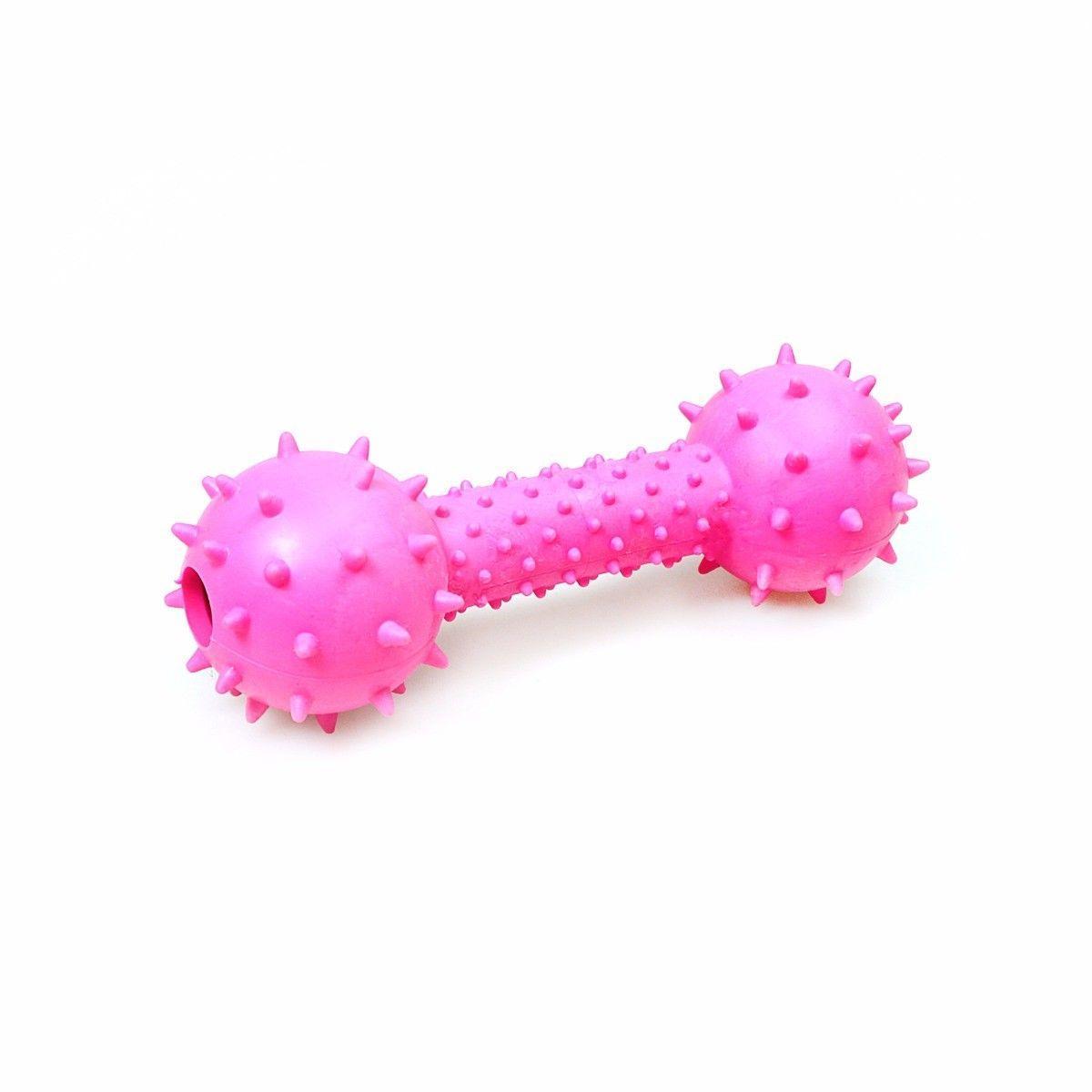 Pet Dog Toy Round Bone Shaped Rod 13 cm Assorted Colours 1822 (Parcel Rate)