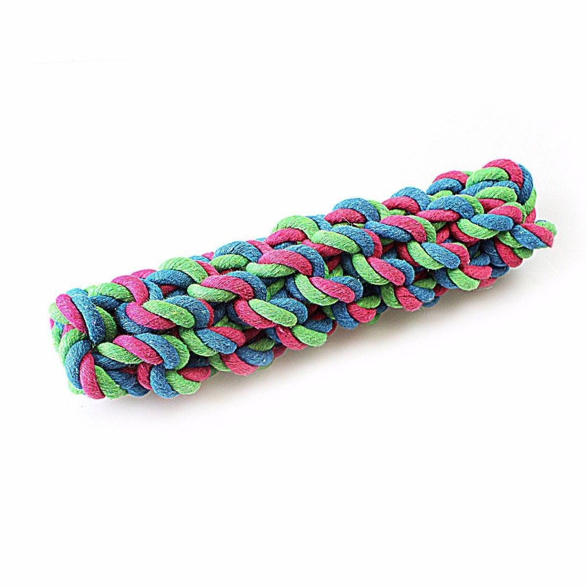 Tough Cotton Dog / Puppy Twisted Strong Chewable Knot For Healthy Dog Teeth Pet 4102 (Parcel Rate)