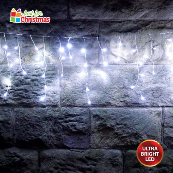 480LED Brilliant Ice White Icicle Lights 6046 (Parcel Rate)