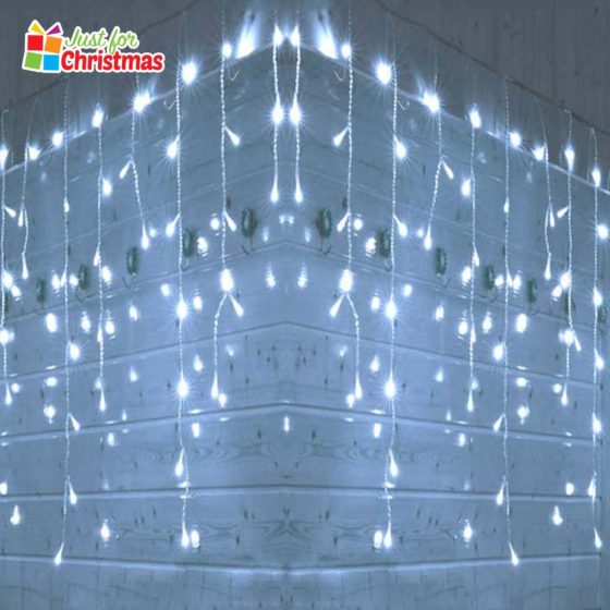 480LED Brilliant Ice White Icicle Lights 6046 (Parcel Rate)