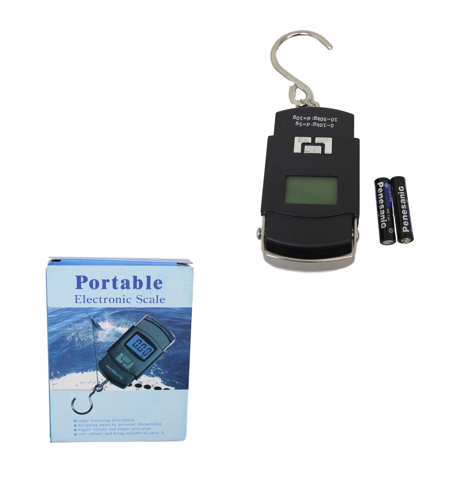 Portable Electric Scale Super Screening Pocket Size Outdoor Electric Scale 10 x 6cm 6116 A (Parcel Rate)