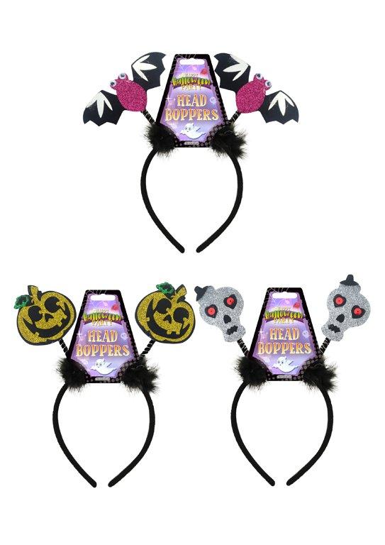 Halloween Head Boppers  Assorted Designs V57025 (Parcel Rate)