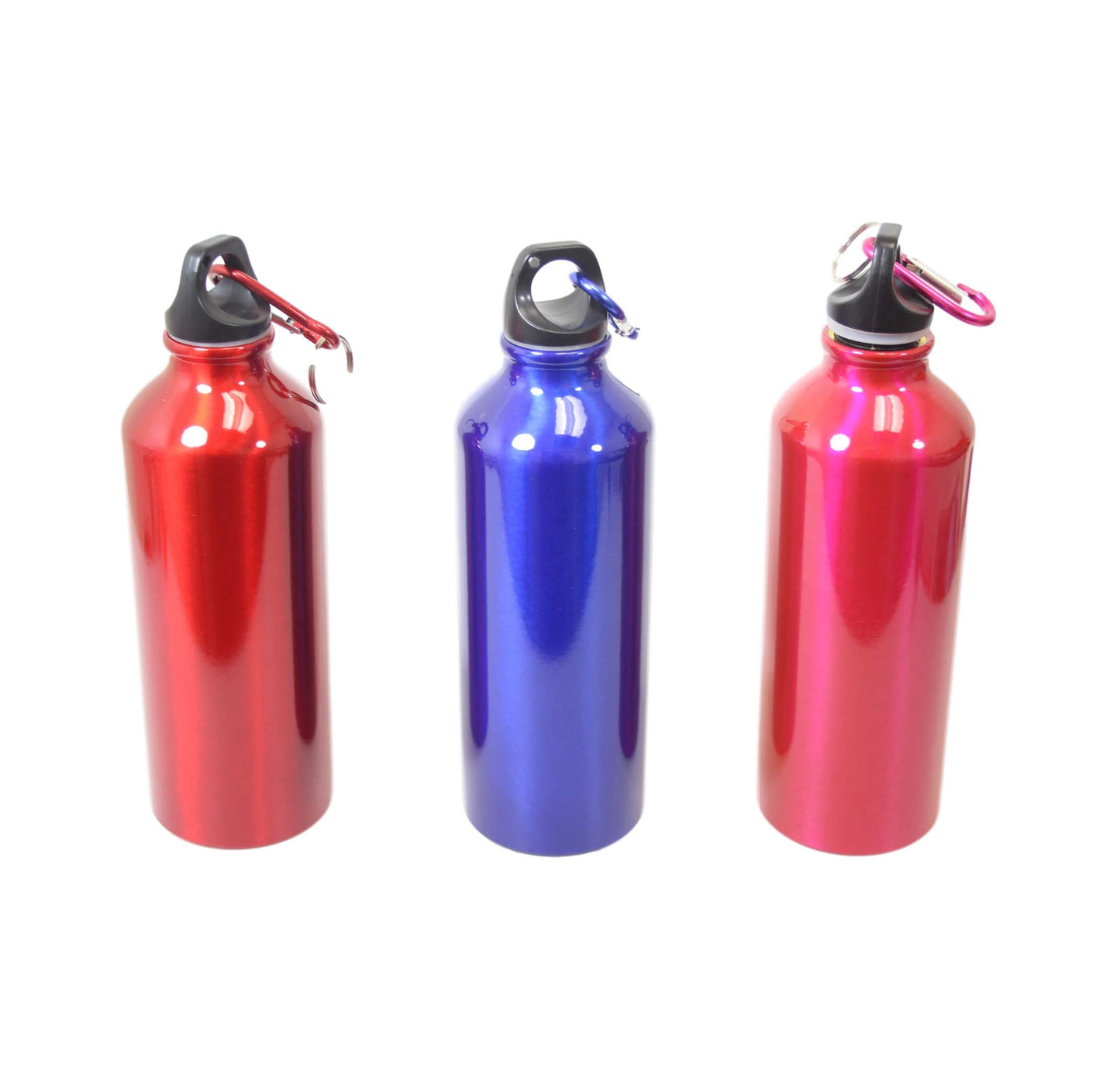 Metal Gym Sports Water Drinking Bottle Assorted Colours 18 x 6.5 cm 6485 A (Parcel Rate)