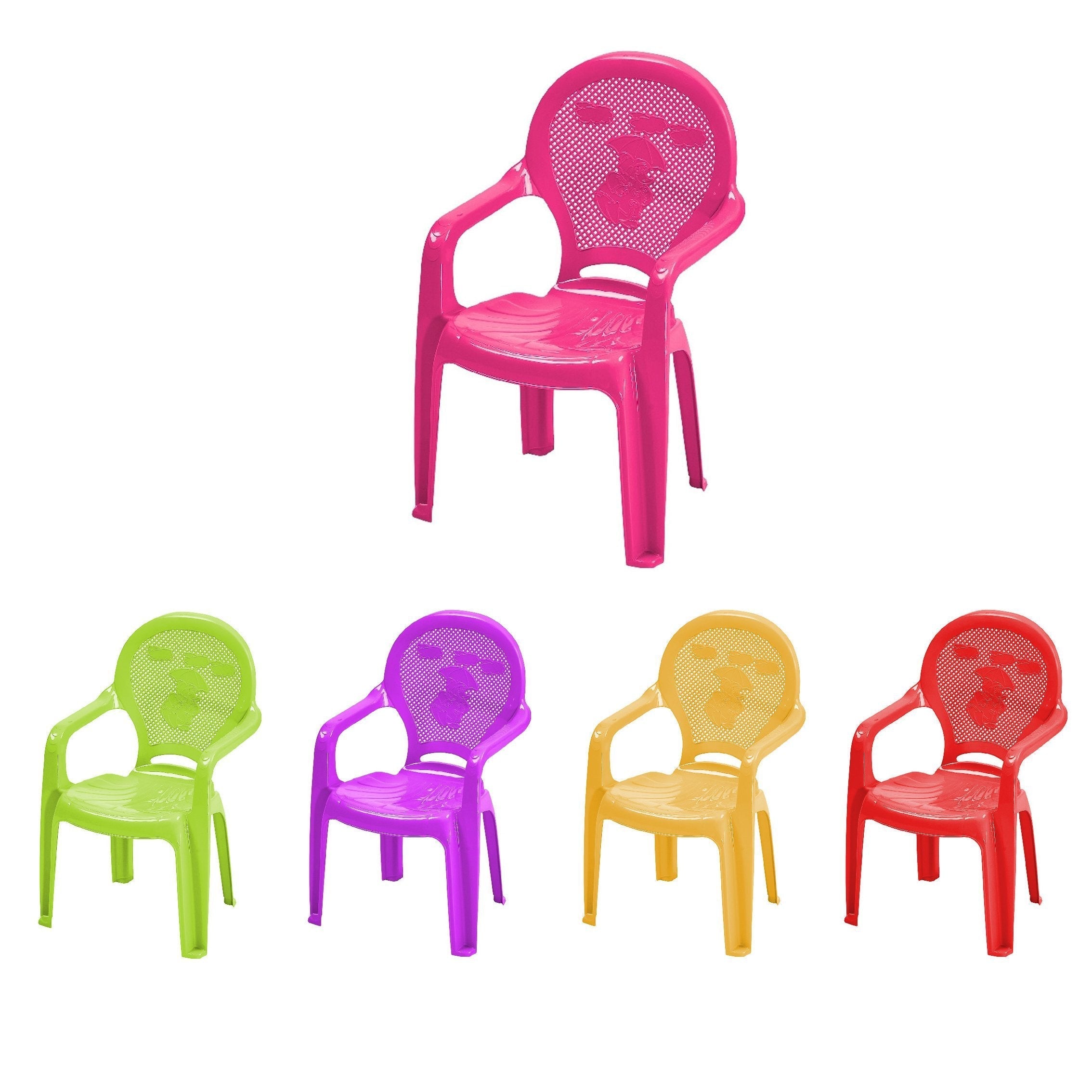 Children s Plastic Indoor Chair Assorted Colours CT030 Big Parcel