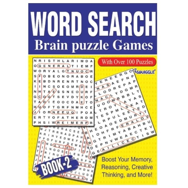 Word Search Book 1 & 2 Assorted Designs P2112 (Parcel Rate)