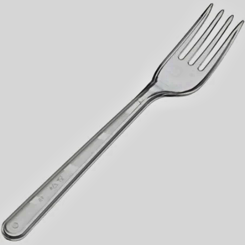 Disposable Clear Plastic Fork Pack of 40 MX70511 A (Parcel Rate)