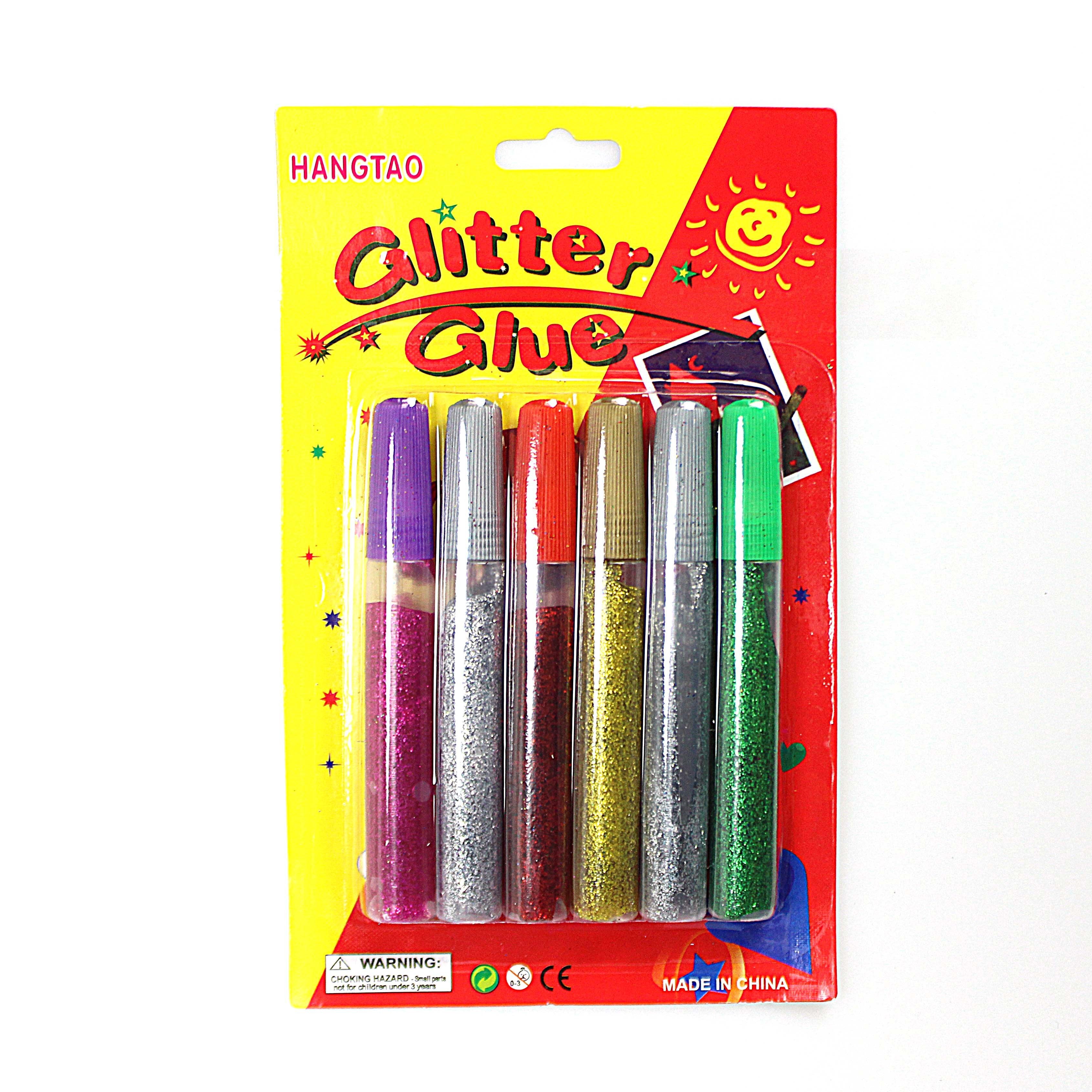 Glitter Glue Set Arts Crafts GG1063 Parcel Rate C3 M8W   Glitterglue 