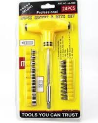 Socket and Bits Tool Set of 24 3158 A  (Parcel Rate)