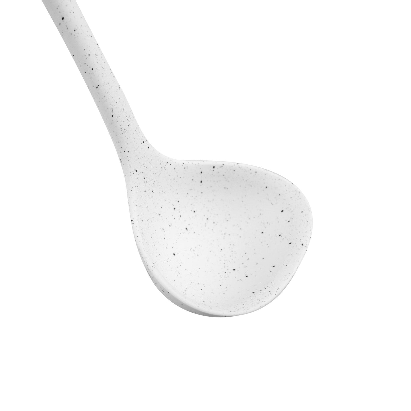 Silicone Ladle 8.5 x 29.5 cm Speckled White 10245 (Parcel Rate)