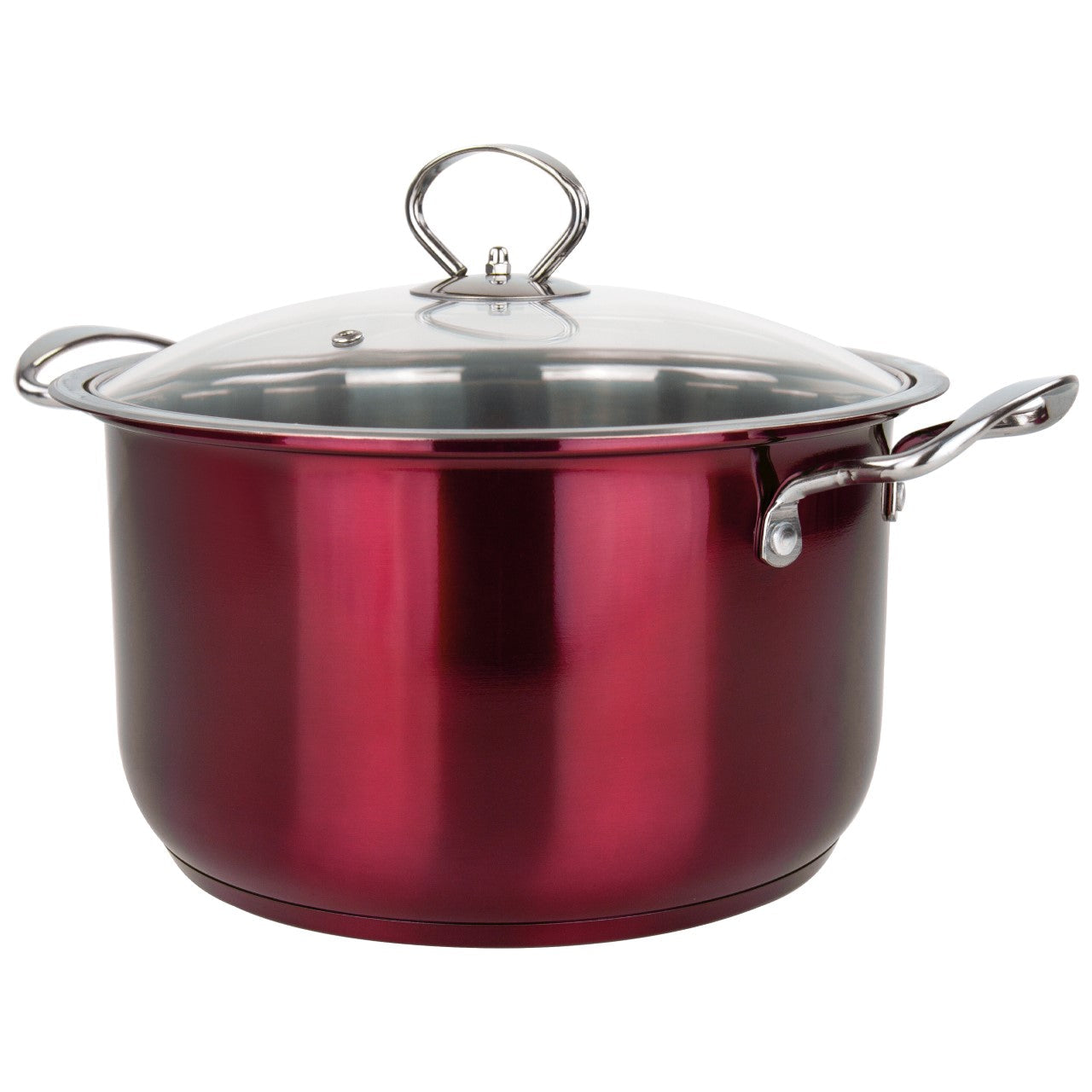 Gems Stainless Steel Stockpot Set 4pc Ruby 18-20-22-24cm 9577  (Big Parcel)